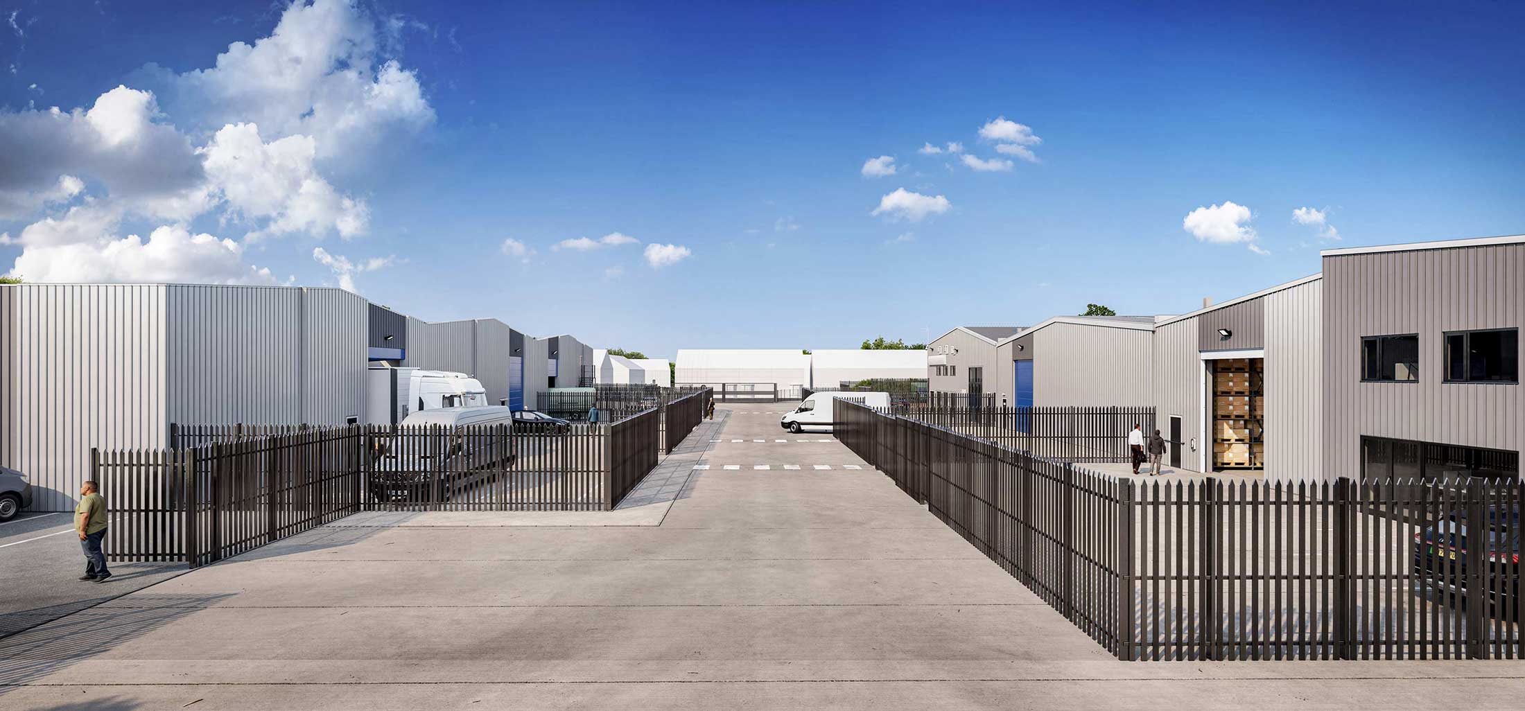 View of Crosstree's Fairview Business Park